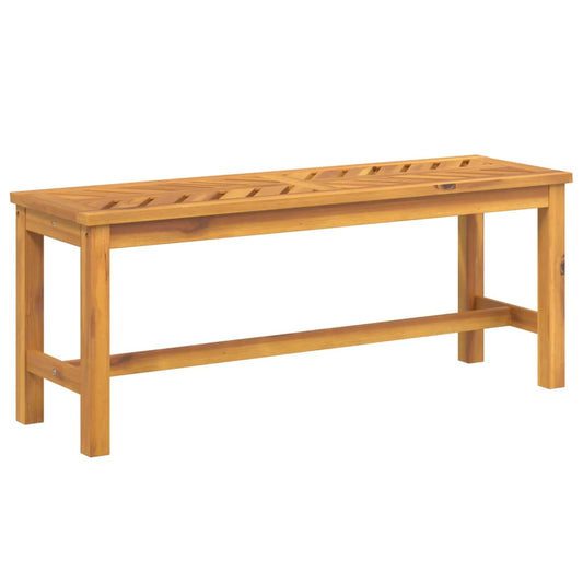 Zahradní Lavice 110 Cm Masivní Akáciové Dřevo