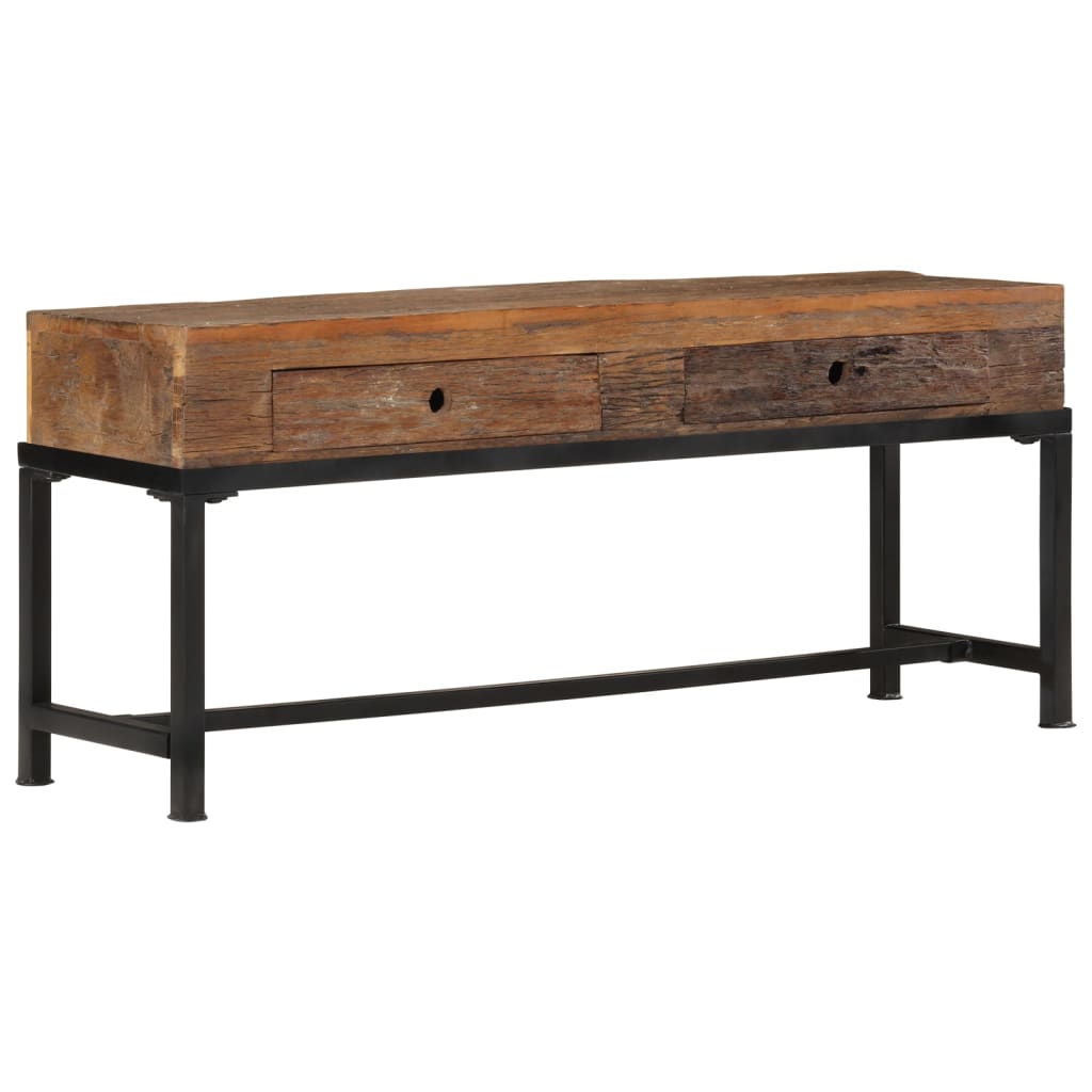 Tv Skříňka 110 X 30 X 46 Cm Masivní Recyklované Dřevo
