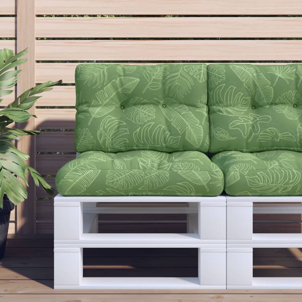Poduška Na Palety Vzor Listů Textil Motiv Listu