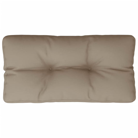 Poduška Na Palety Taupe 70 X 40 X 12 Cm Textil