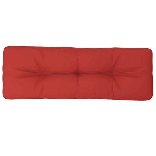 Poduška Na Palety Červená 120 X 40 X 12 Cm Textil