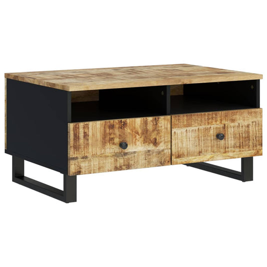 Konferenční Stolek 80 X 54 X 40 Cm Masivní Mangovník A Kompozit