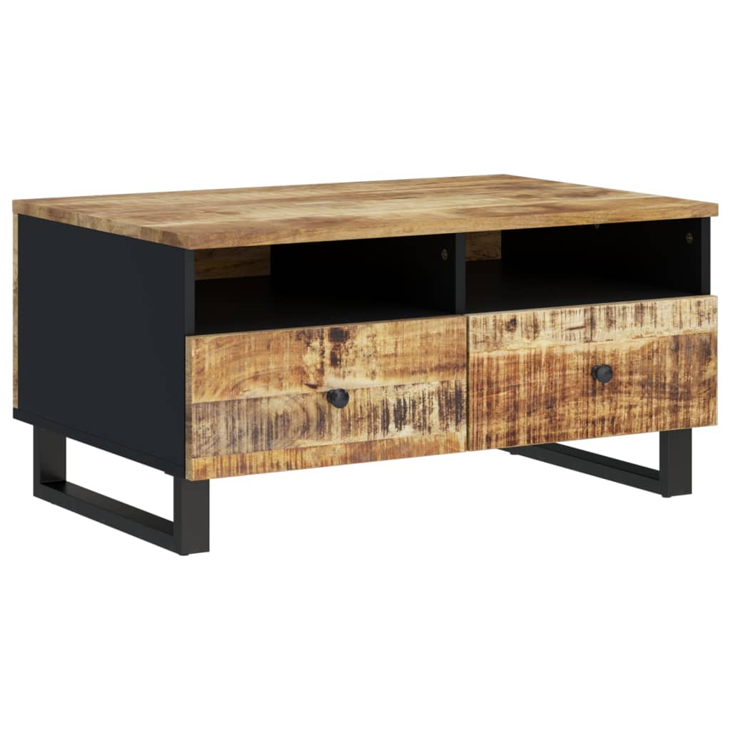 Konferenční Stolek 80 X 54 X 40 Cm Masivní Mangovník A Kompozit