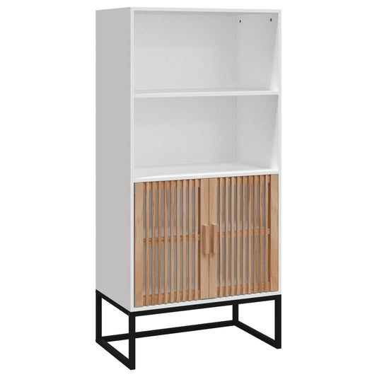 Highboard Bílý 60 X 35 X 125 Cm Kompozitní Dřevo