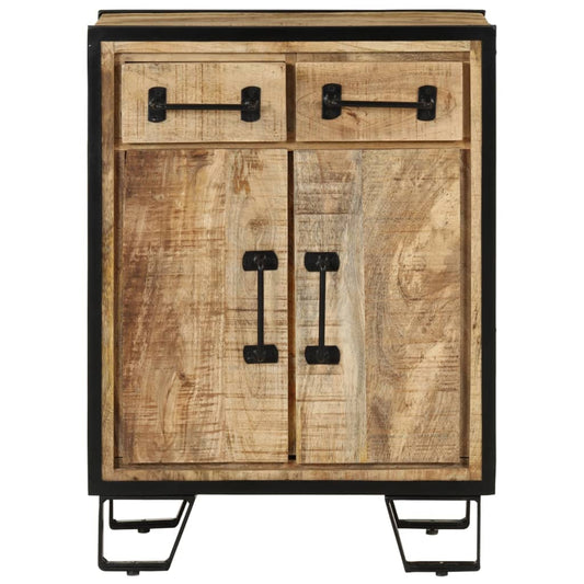 Příborník Se 2 Zásuvkami 53X31X72 Cm Masivní Mangovník A Železo