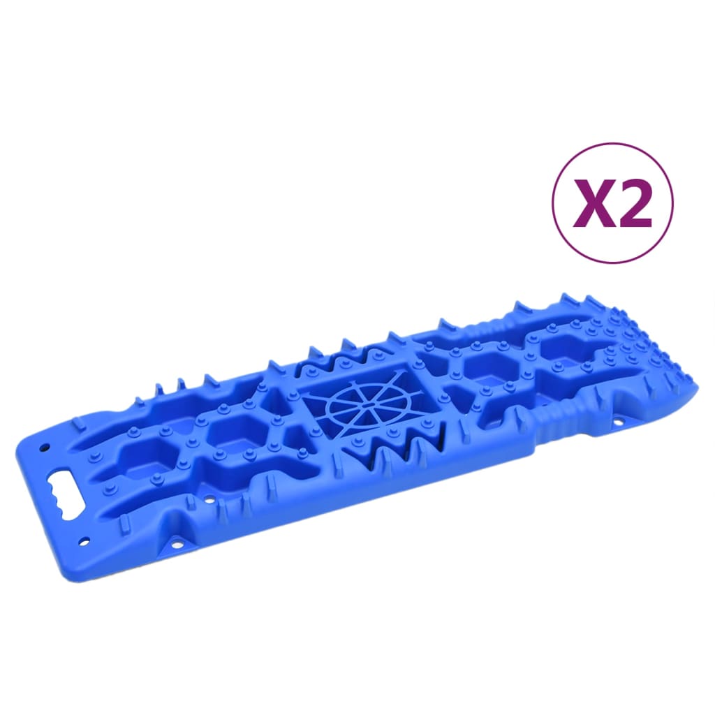 Vyprošťovací Desky 2 Ks Černé 107 X 31 X 7 Cm Nylon
