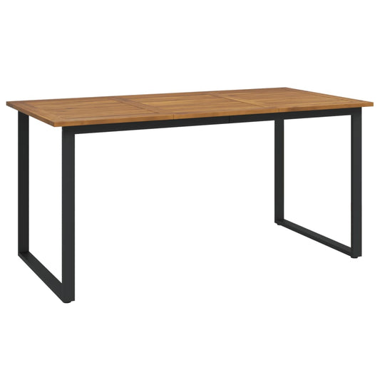 Zahradní Stůl S Nohami Ve Tvaru U 160X80X75 Cm Masivní Akácie