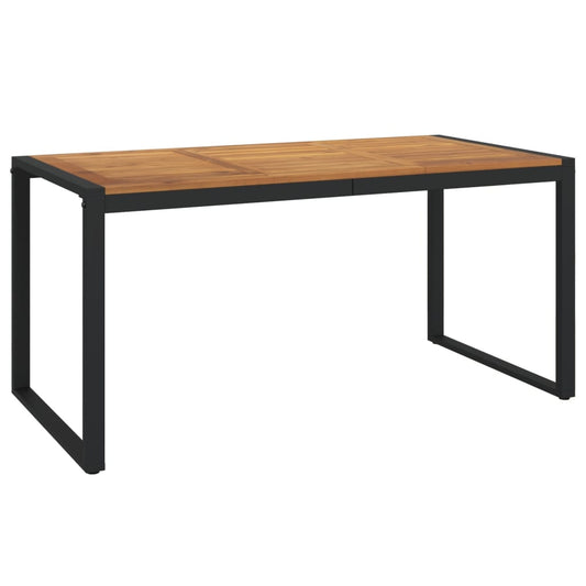 Zahradní Stůl S Nohami Ve Tvaru U 160X80X75 Cm Masivní Akácie