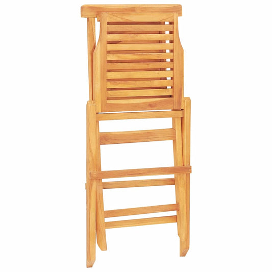 Skládací Zahradní Židle 6 Ks 47X63X90 Cm Masivní Teakové Dřevo