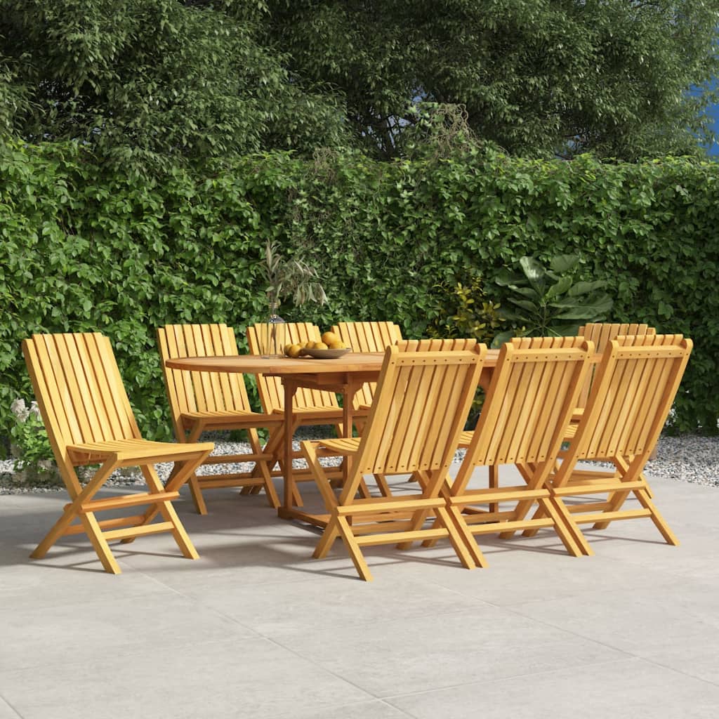 Skládací Zahradní Židle 4 Ks 61X67X90 Cm Masivní Teakové Dřevo