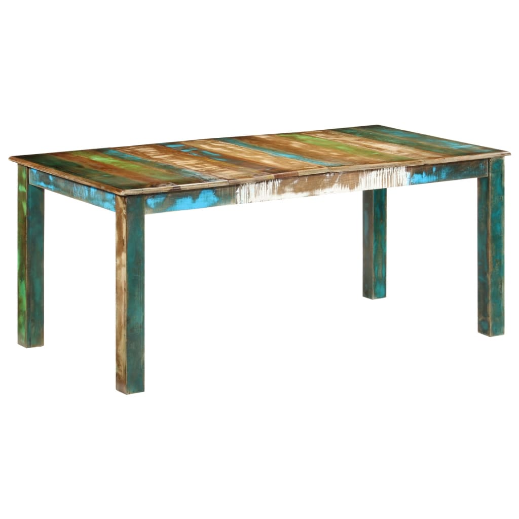Jídelní Stůl 180 X 90 X 76 Cm Masivní Recyklované Dřevo