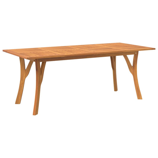 Zahradní Stůl 200 X 90 X 75 Cm Masivní Akáciové Dřevo