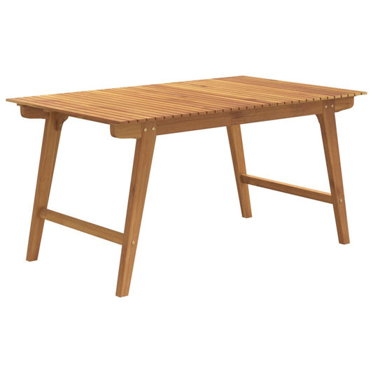 Zahradní Stůl 150 X 90 X 75 Cm Masivní Akáciové Dřevo