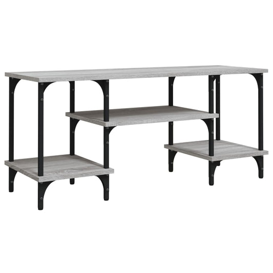 Tv Skříňka Šedá Sonoma 102 X 35 X 45,5 Cm Kompozitní Dřevo