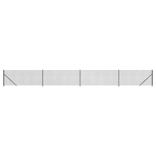Drátěné Pletivo S Přírubami Antracitové 0,8 X 10 M