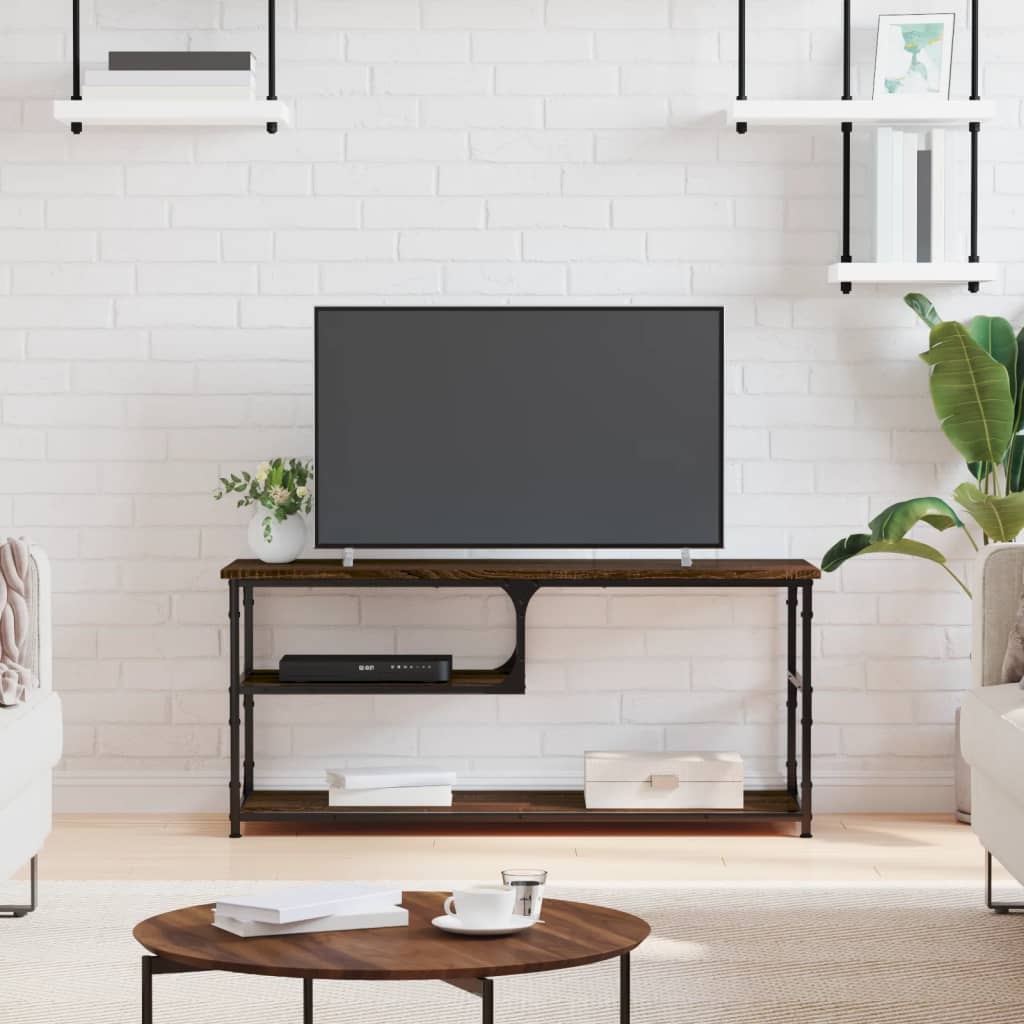 Tv Skříňka 103X38X46,5 Cm Kompozitní Dřevo A Ocel