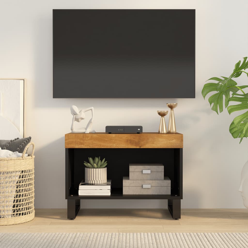 Tv Skříňka 60 X 33 X 43,5 Cm Masivní Mangovníkové Dřevo