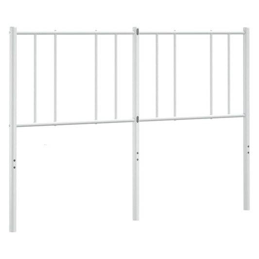 Kovové Náhradní Čelo Postele Bílé 120 Cm