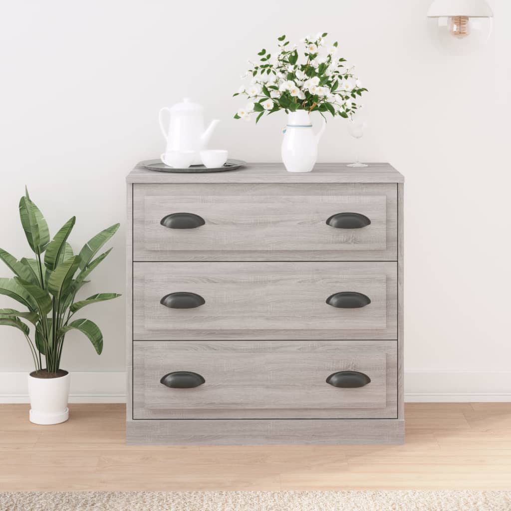 Příborník Bílý Vysoký Lesk 70 X 35,5 X 67,5 Cm Kompozitní Dřevo