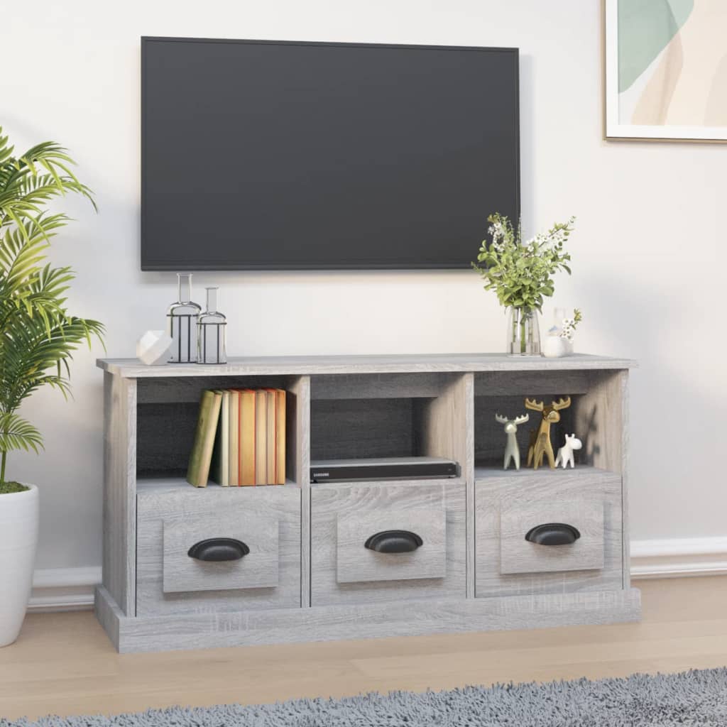 Tv Skříňka 100 X 35 X 50 Cm Kompozitní Dřevo