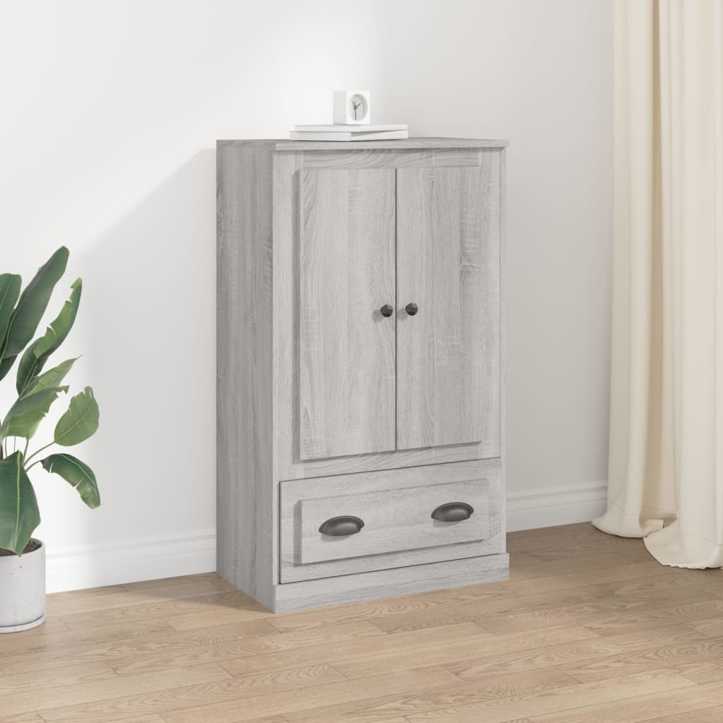 Skříň Highboard Betonově Šedá 60X35,5X103,5 Cm Kompozitní Dřevo