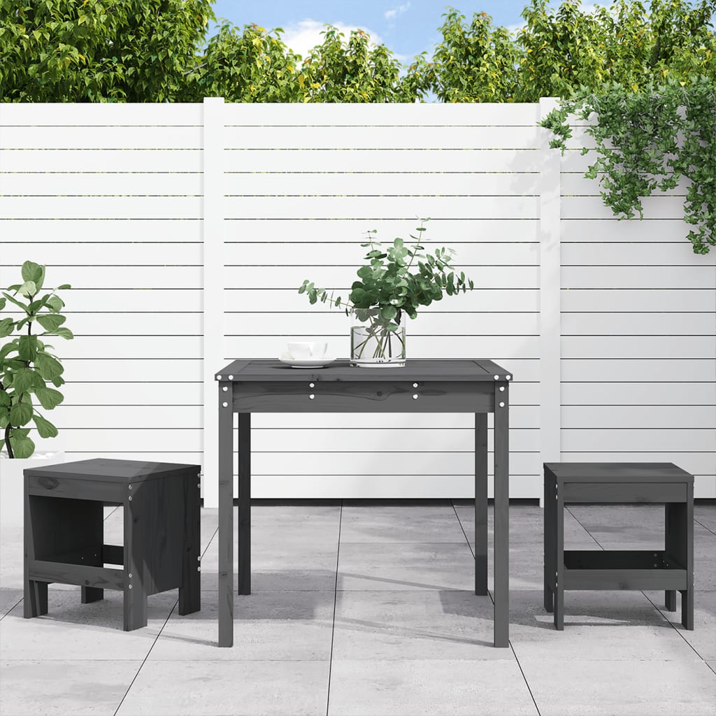 3Dílný Zahradní Bistro Set Masivní Dřevo Douglasky