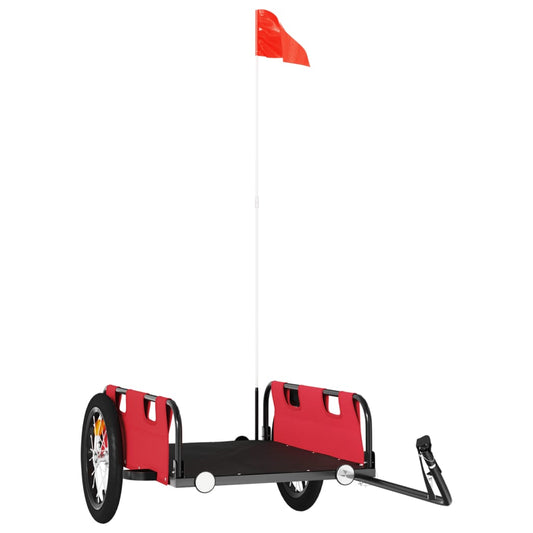 Vozík Za Kolo Červený Oxfordská Tkanina A Železo