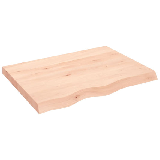 Koupelnová Deska 80X60X(2-6) Cm Neošetřené Masivní Dřevo