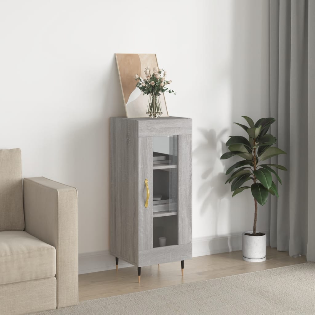 Příborník 34,5 X 34 X 90 Cm Kompozitní Dřevo