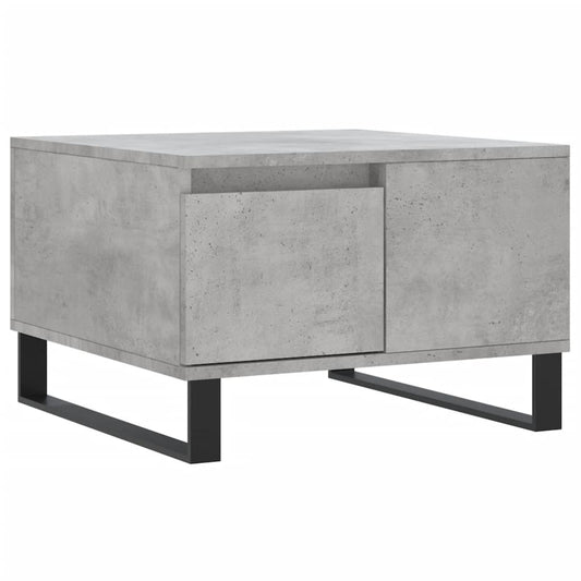 Konferenční Stolek Betonově Šedý 55X55X36,5 Cm Kompozitní Dřevo