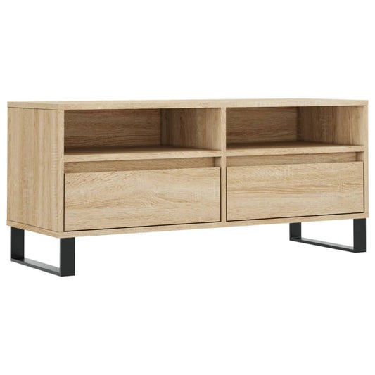 Tv Skříňka Dub Sonoma 100 X 34,5 X 44,5 Cm Kompozitní Dřevo