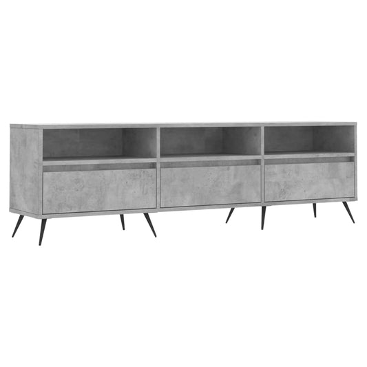 Tv Skříňka Betonově Šedá 150 X 30 X 44,5 Cm Kompozitní Dřevo