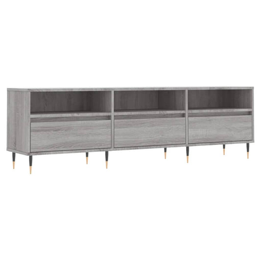 Tv Skříňka Šedá Sonoma 150 X 30 X 44,5 Cm Kompozitní Dřevo