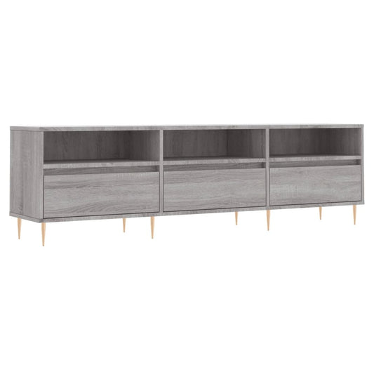 Tv Skříňka Šedá Sonoma 150 X 30 X 44,5 Cm Kompozitní Dřevo