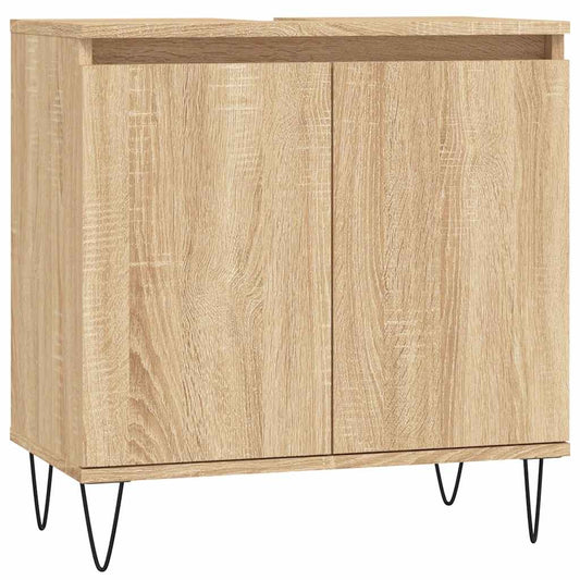 Koupelnová Skříňka Dub Sonoma 58 X 33 X 60 Cm Kompozitní Dřevo