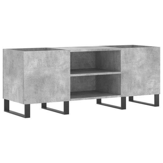Skříňka Na Lp Desky Betonově Šedá 121X38X48 Cm Kompozitní Dřevo