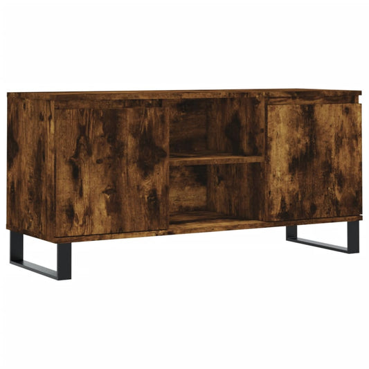 Tv Skříňka Kouřový Dub 104 X 35 X 50 Cm Kompozitní Dřevo