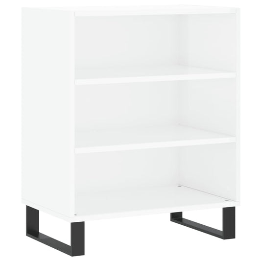 Příborník Bílý S Vysokým Leskem 57X35X70 Cm Kompozitní Dřevo