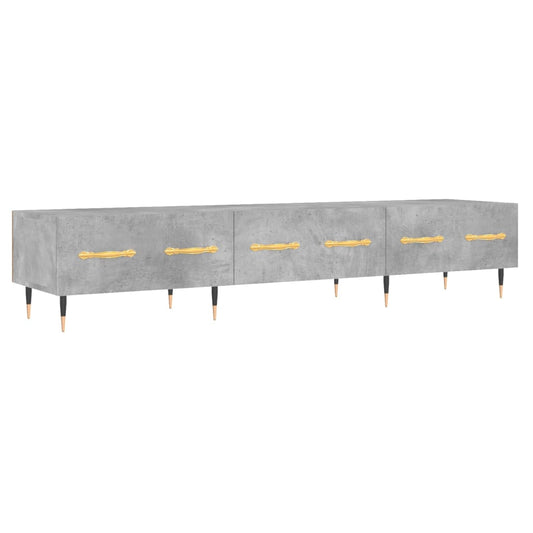Tv Skříňka Betonově Šedá 150 X 36 X 30 Cm Kompozitní Dřevo