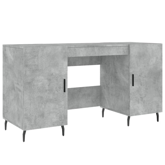 Psací Stůl Betonově Šedý 140 X 50 X 75 Cm Kompozitní Dřevo