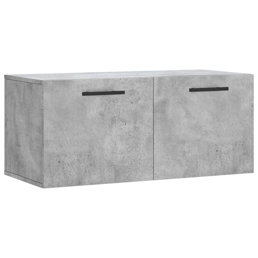 Nástěnná Skříňka Betonově Šedá 80X36,5X35 Cm Kompozitní Dřevo