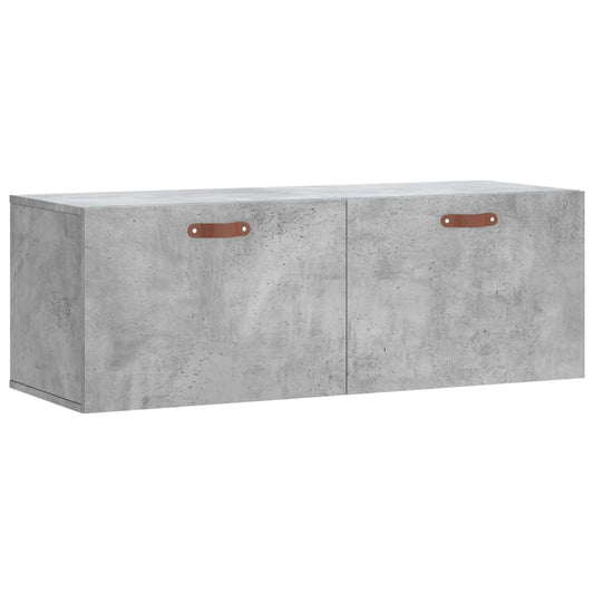 Nástěnná Skříňka Betonově Šedá 100X36,5X35 Cm Kompozitní Dřevo