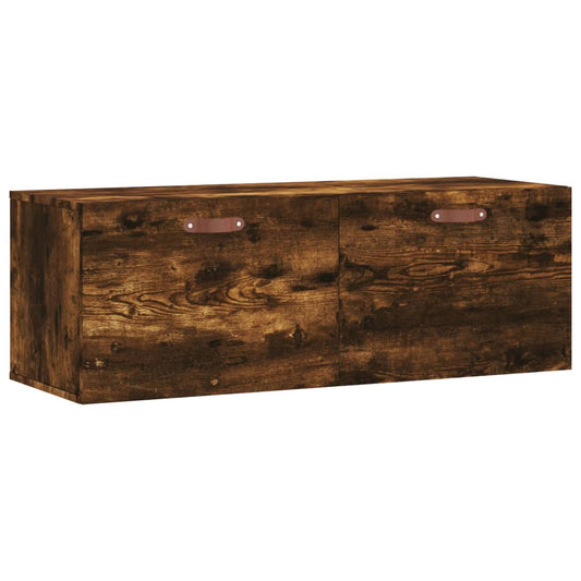 Nástěnná Skříňka Kouřový Dub 100X36,5X35 Cm Kompozitní Dřevo