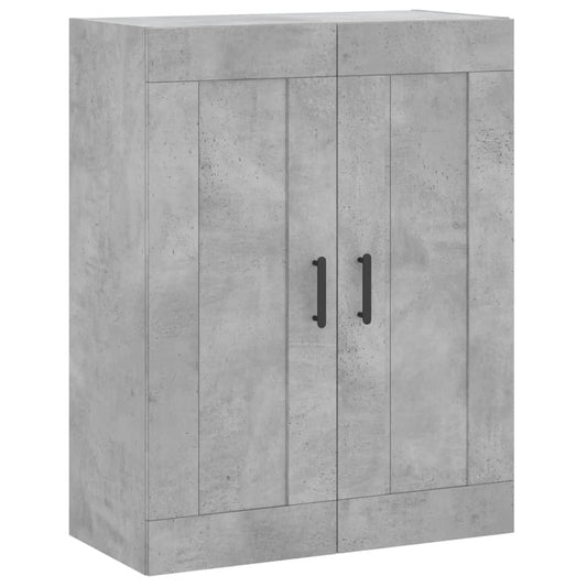 Nástěnná Skříňka Betonově Šedá 69,5X34X90 Cm Kompozitní Dřevo