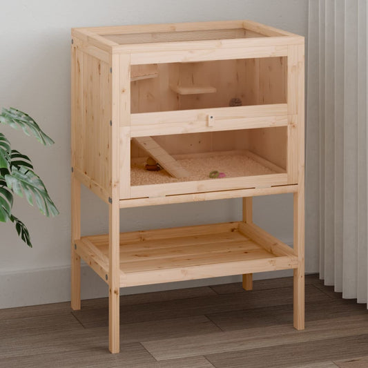 Klec Pro Křečky 55 X 40 X 80 Cm Masivní Jedlové Dřevo