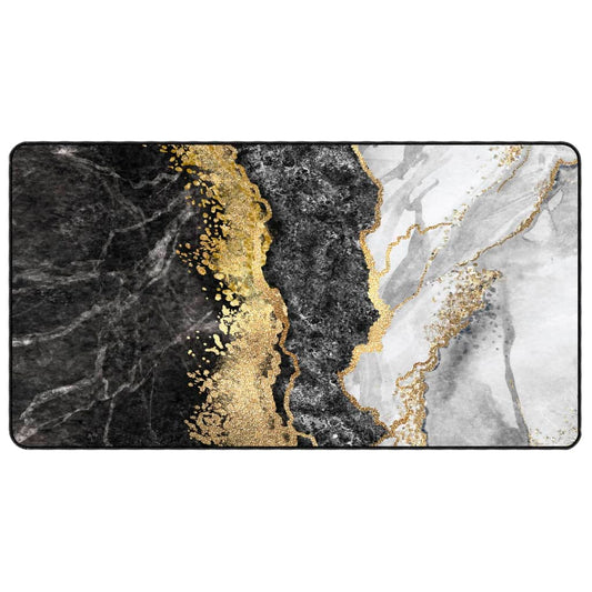 Koberec Pratelný Vícebarevný Protiskluzový Zlatá A Bílá