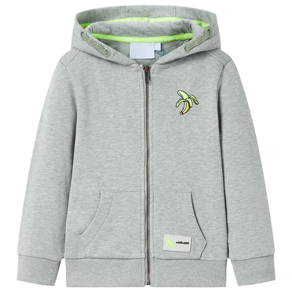 Dětská Mikina S Kapucí Na Zip 104