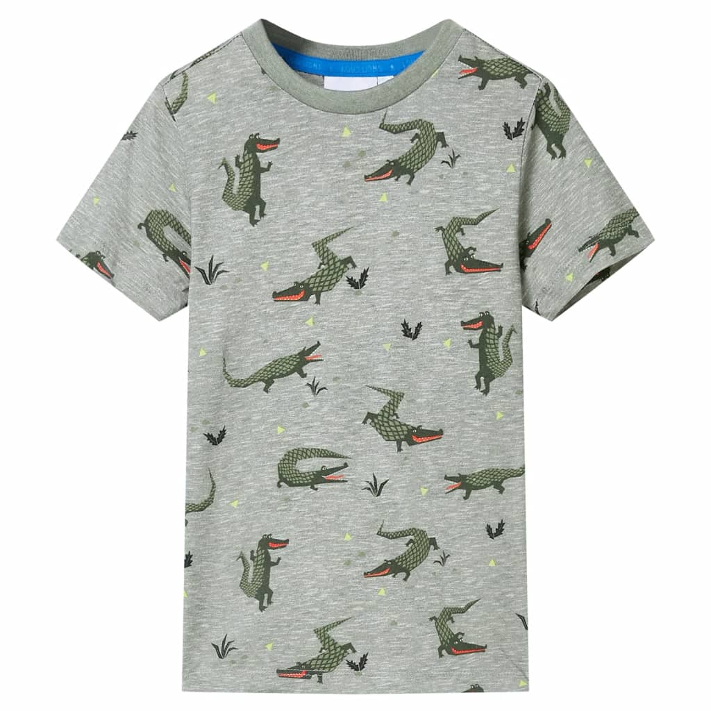 Dětské Tričko Světle Khaki Melanž 116