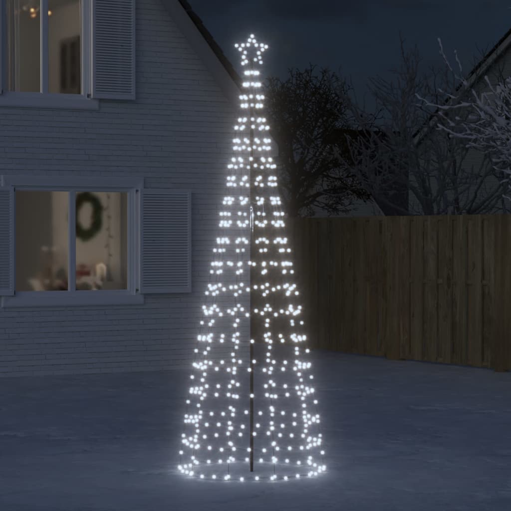 Led Vánoční Stromek S Hroty 570 Barevných Led