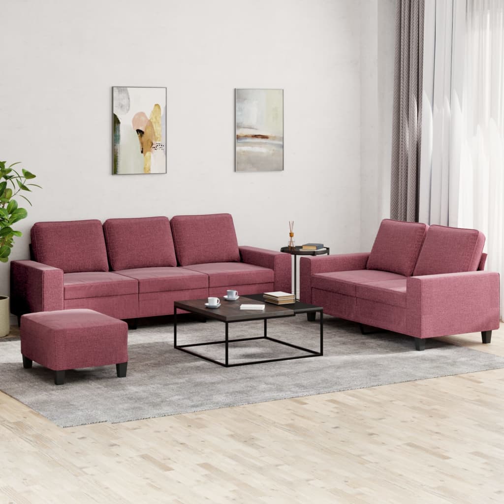 3Dílná Sedací Souprava Textil